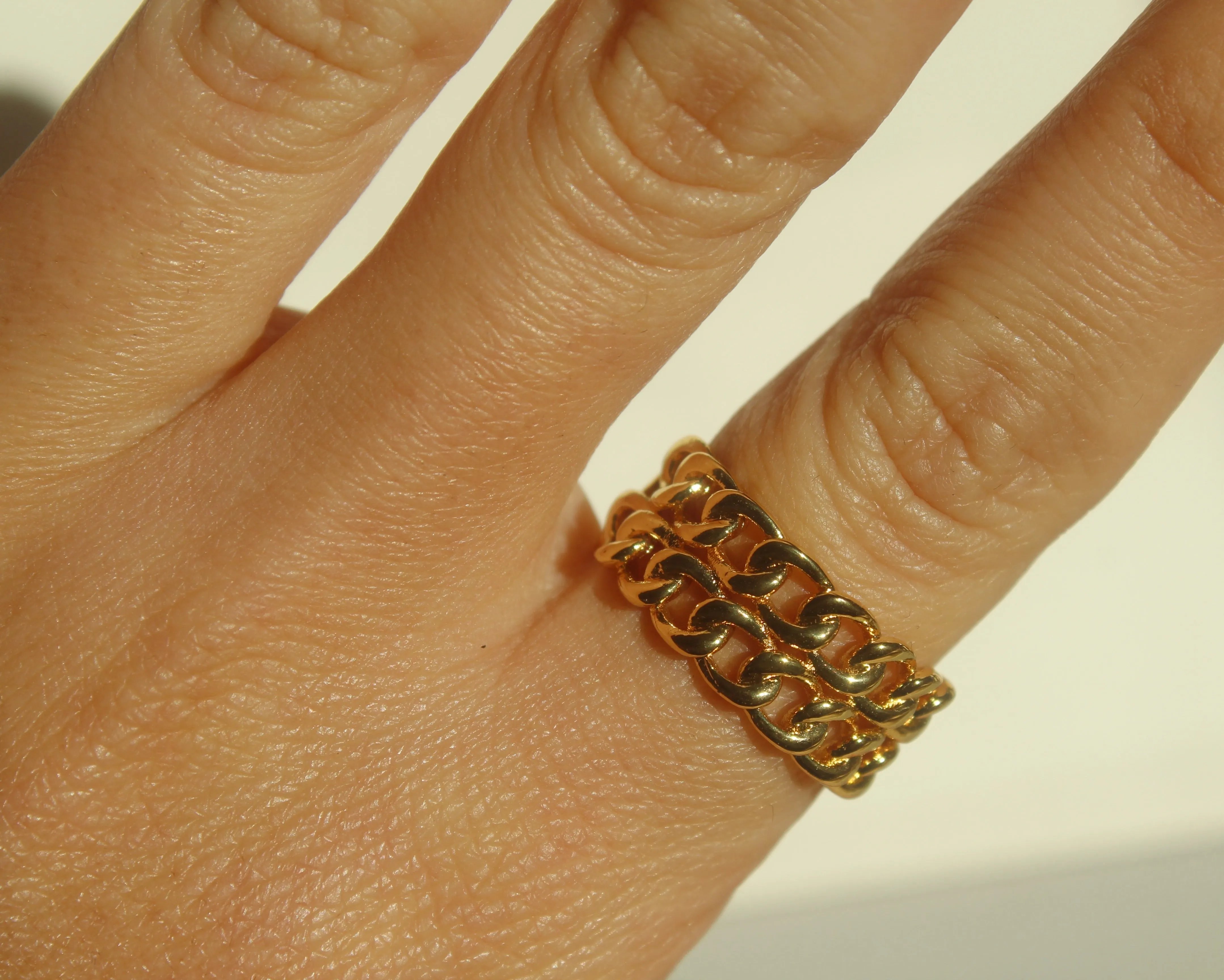 Chain Ring with Double Stacked Design