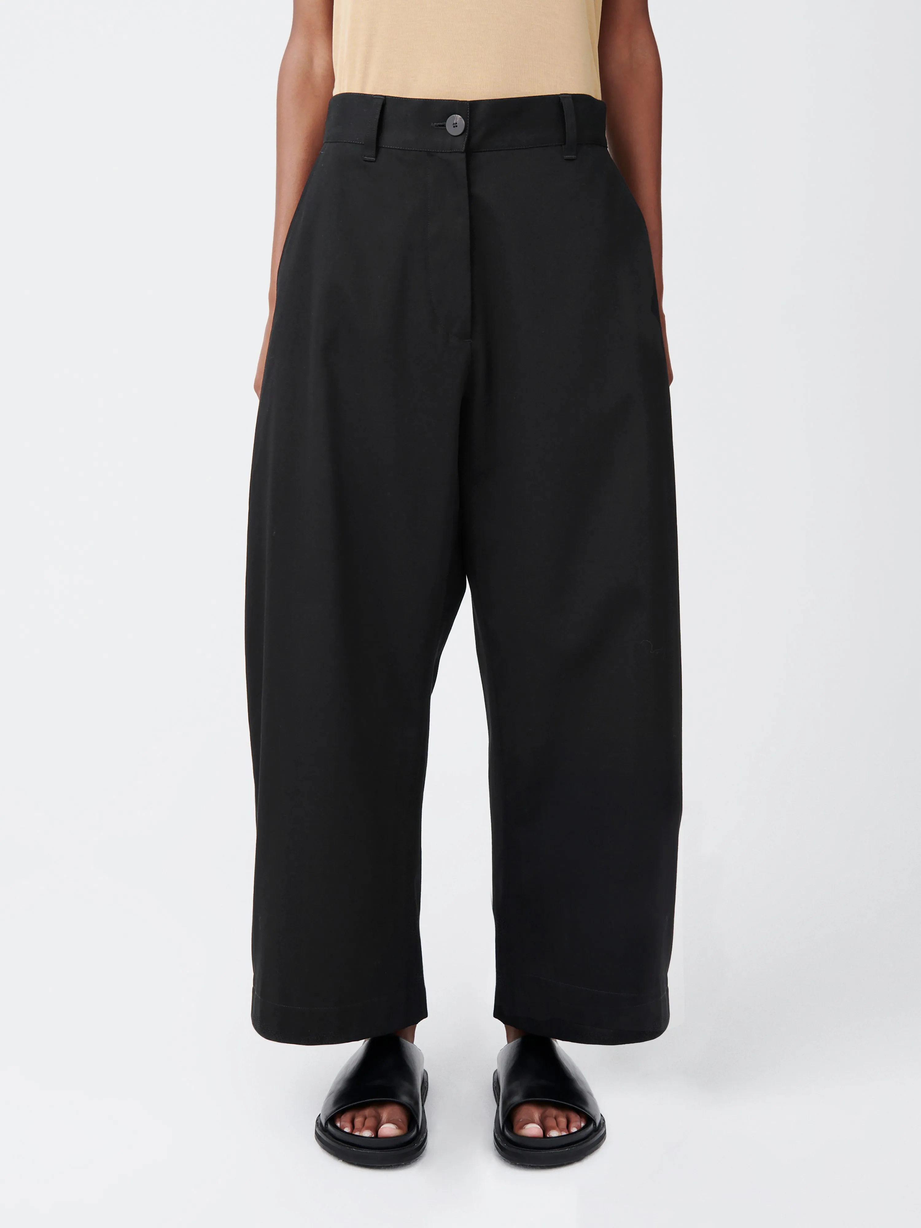 Chalco Black Twill Pants