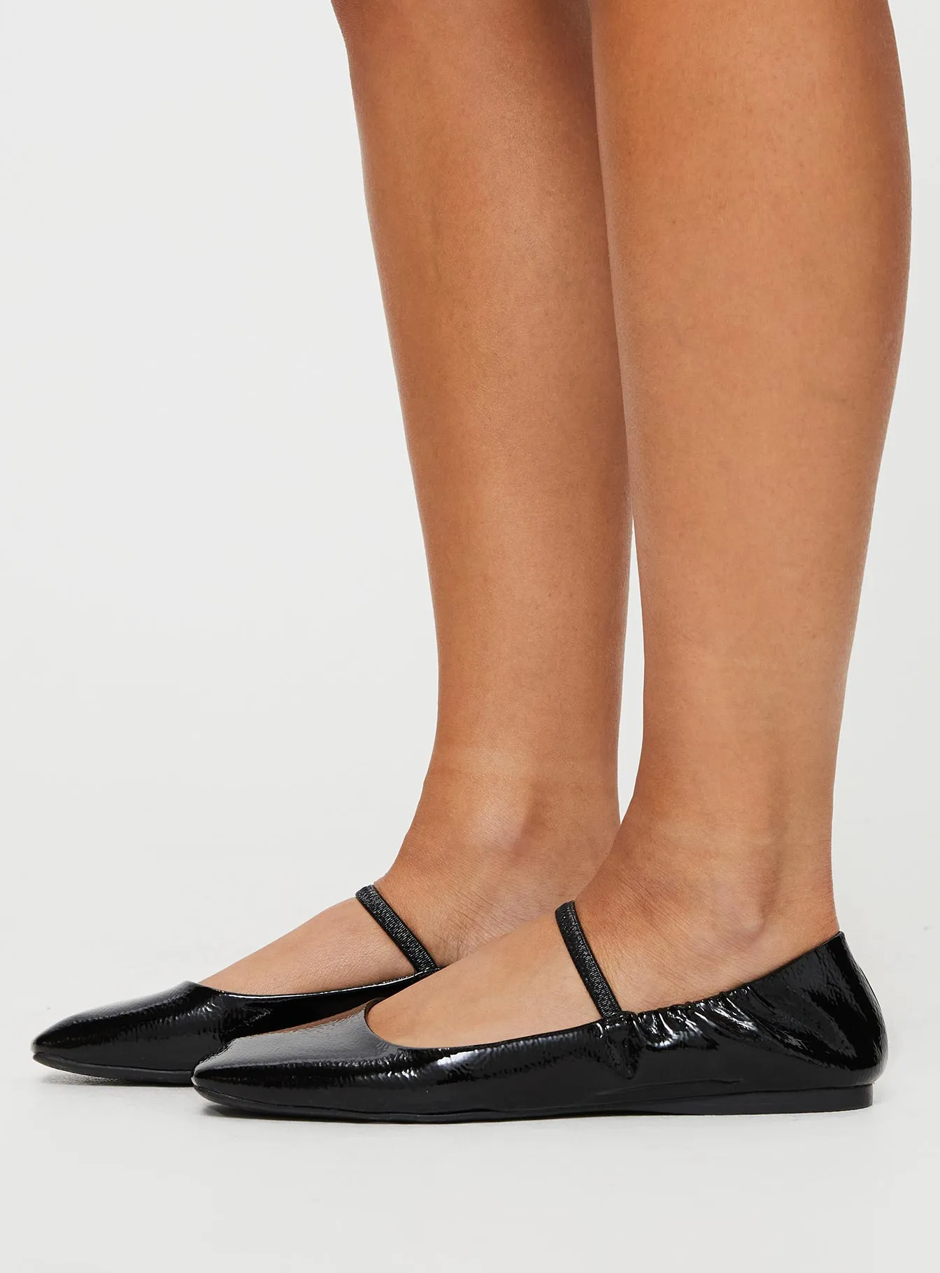 Chloe Black Ballet Flats