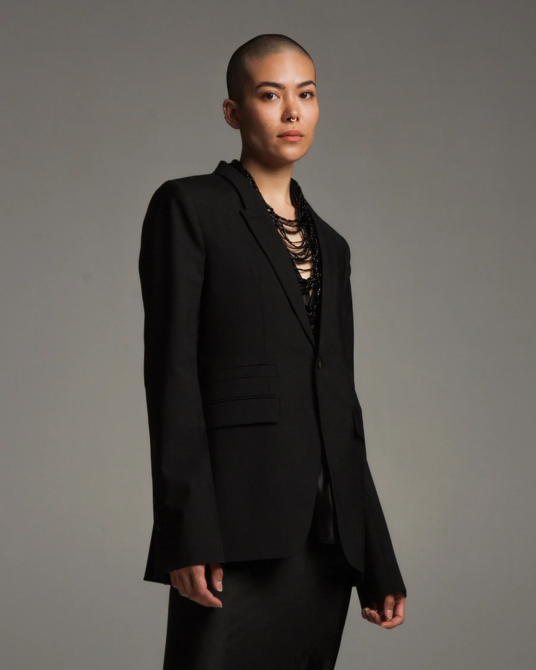 Classic Black Soft Blazer