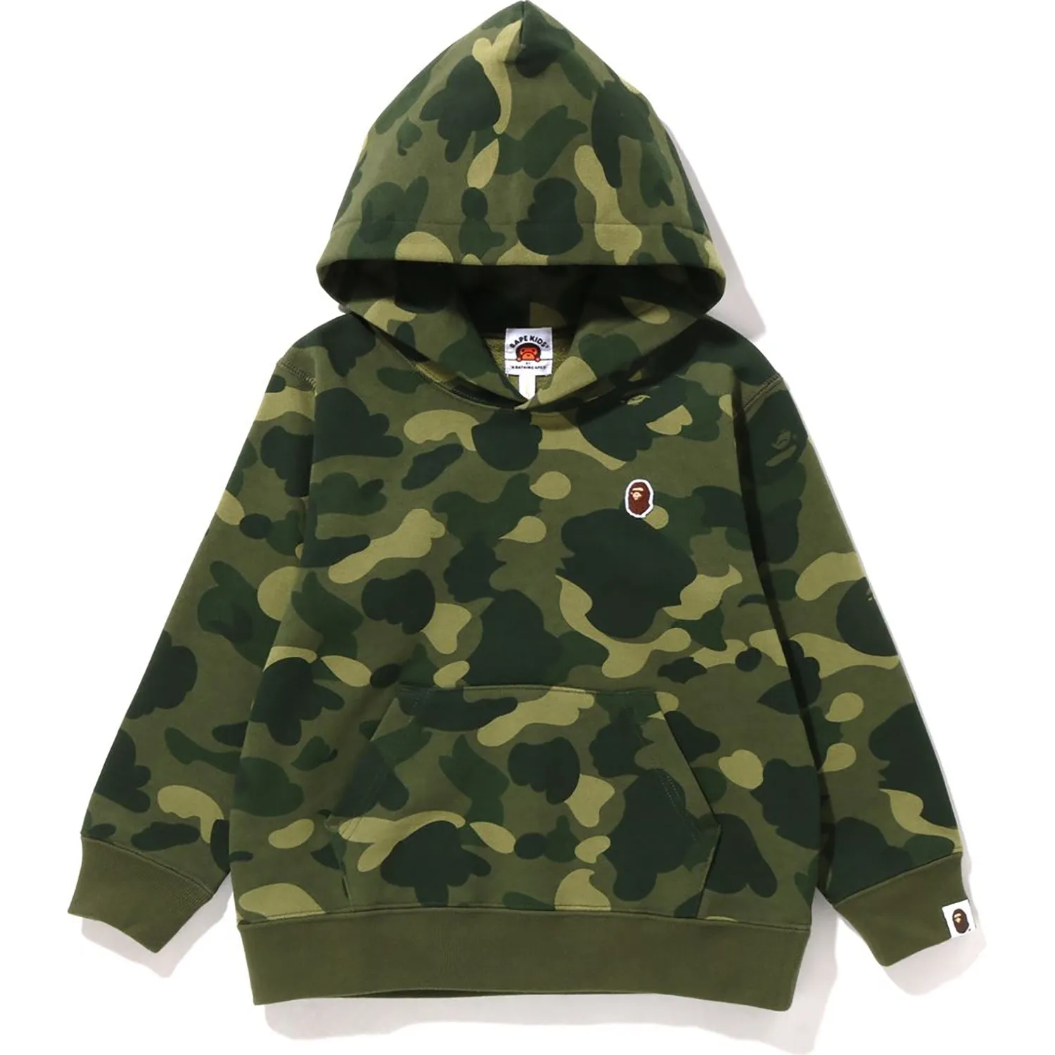 Color Camo Ape Head Kids Hoodie