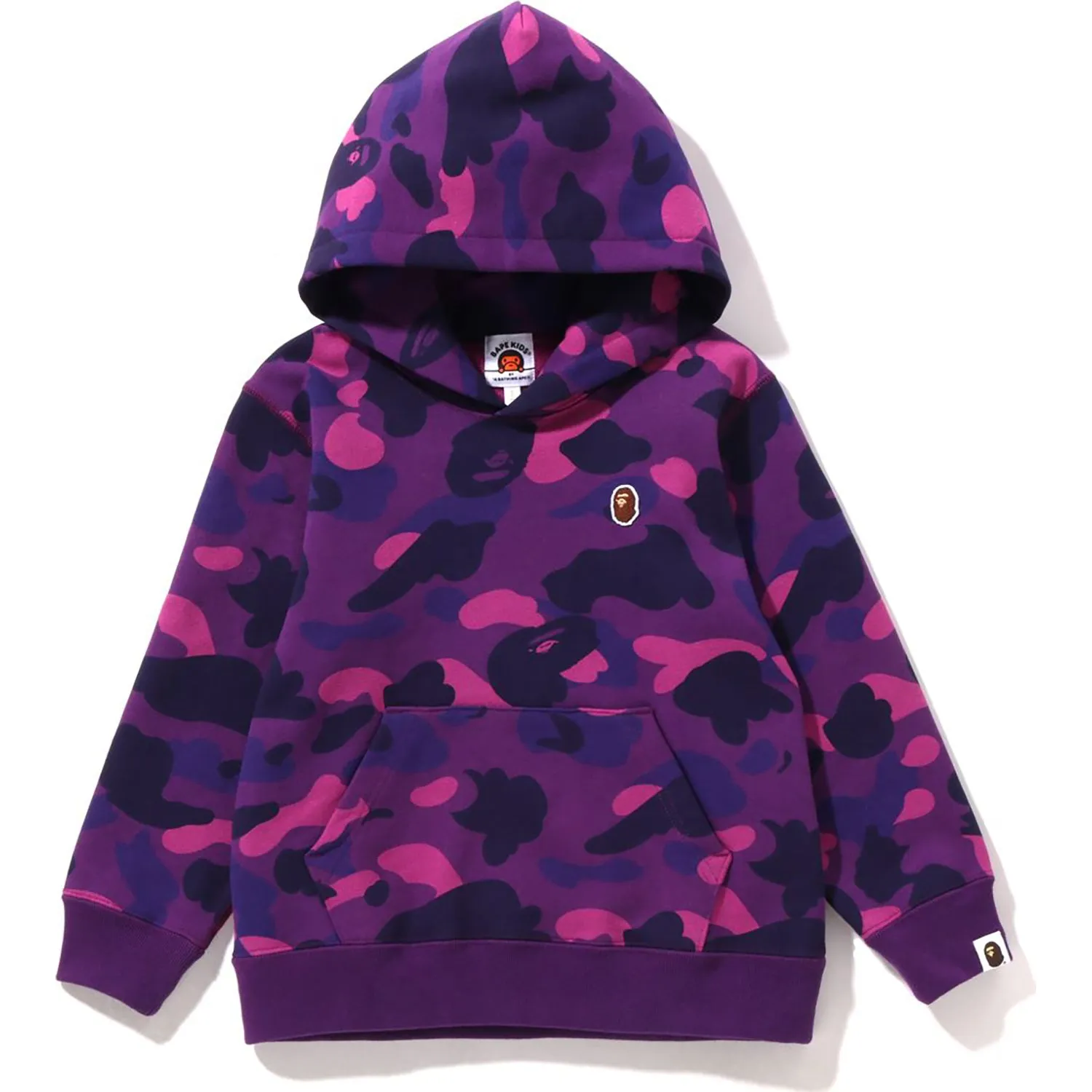 Color Camo Ape Head Kids Hoodie