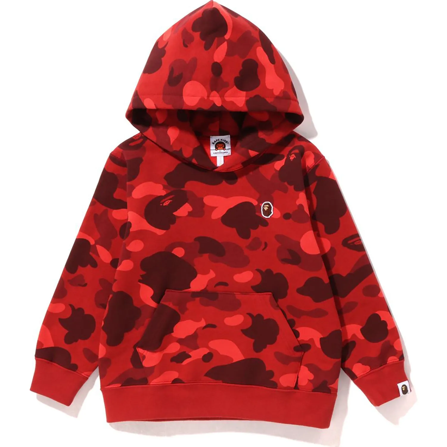 Color Camo Ape Head Kids Hoodie