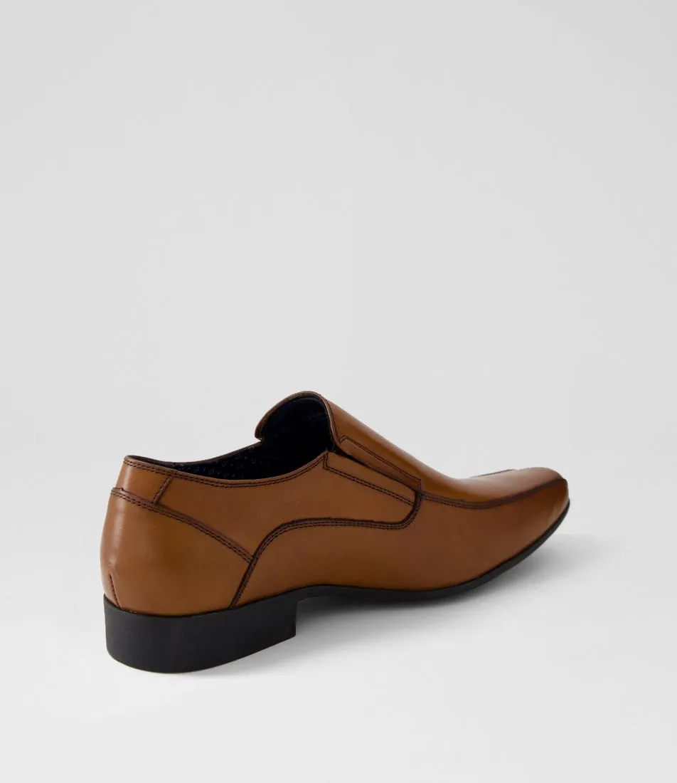 COLORADO Wright Cognac Leather Flats