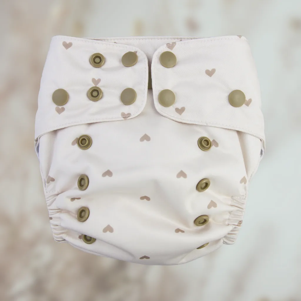 Combination of Pocket Diaper and All-in-One Cloth Diaper for Multiple Uses