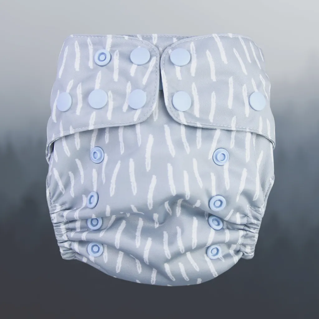 Combination of Pocket Diaper and All-in-One Cloth Diaper for Multiple Uses