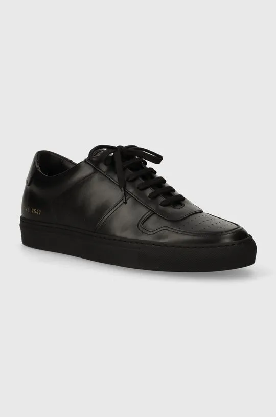 Common Projects leather sneakers Bball Low in Leather black color 2155