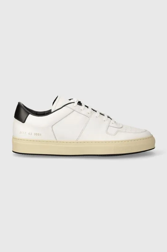 Common Projects leather sneakers Decades white color 2417