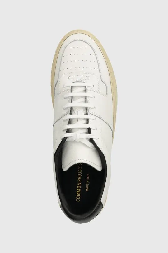 Common Projects leather sneakers Decades white color 2417