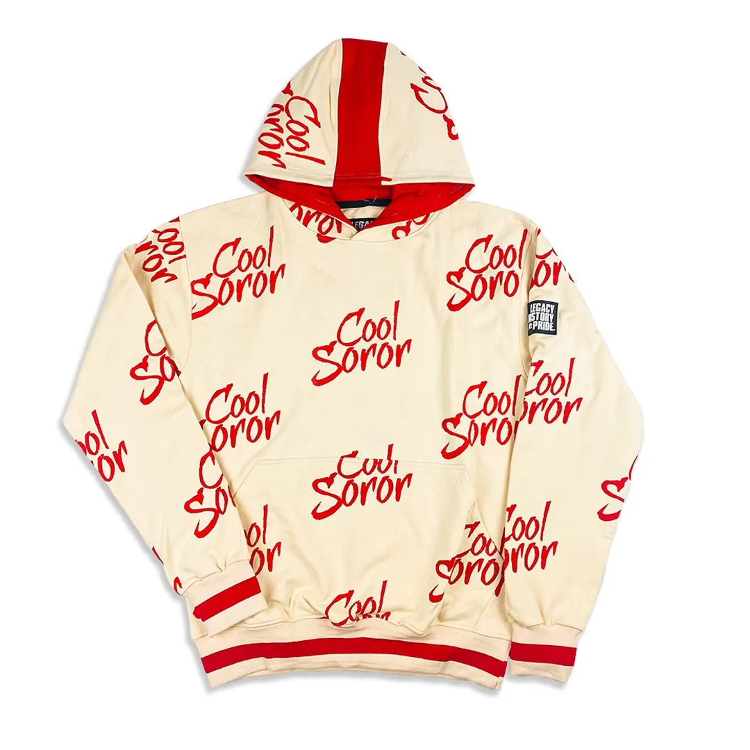 COOL SOROR Hoodie (Red) by Rashan Ali