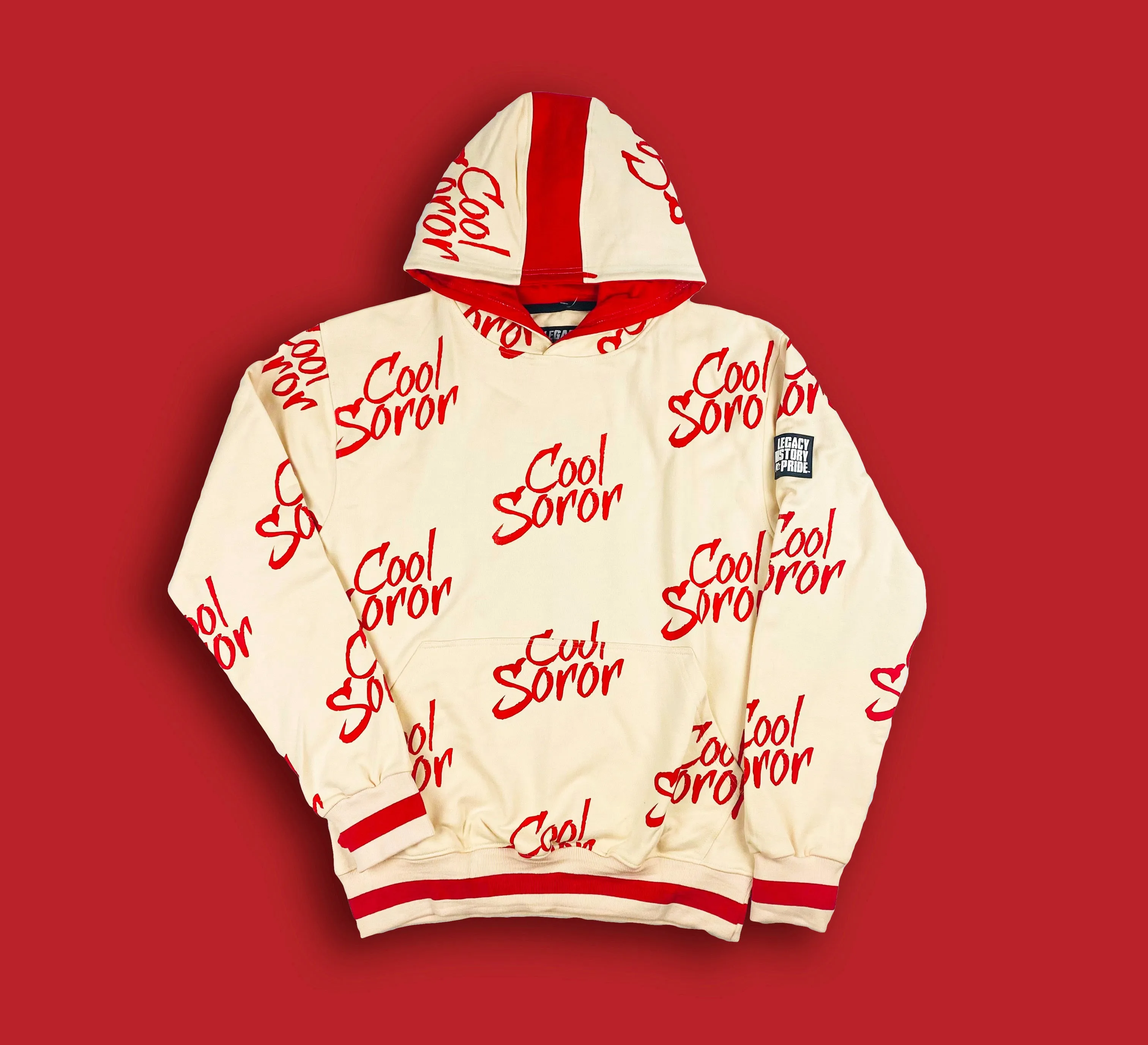 COOL SOROR Hoodie (Red) by Rashan Ali