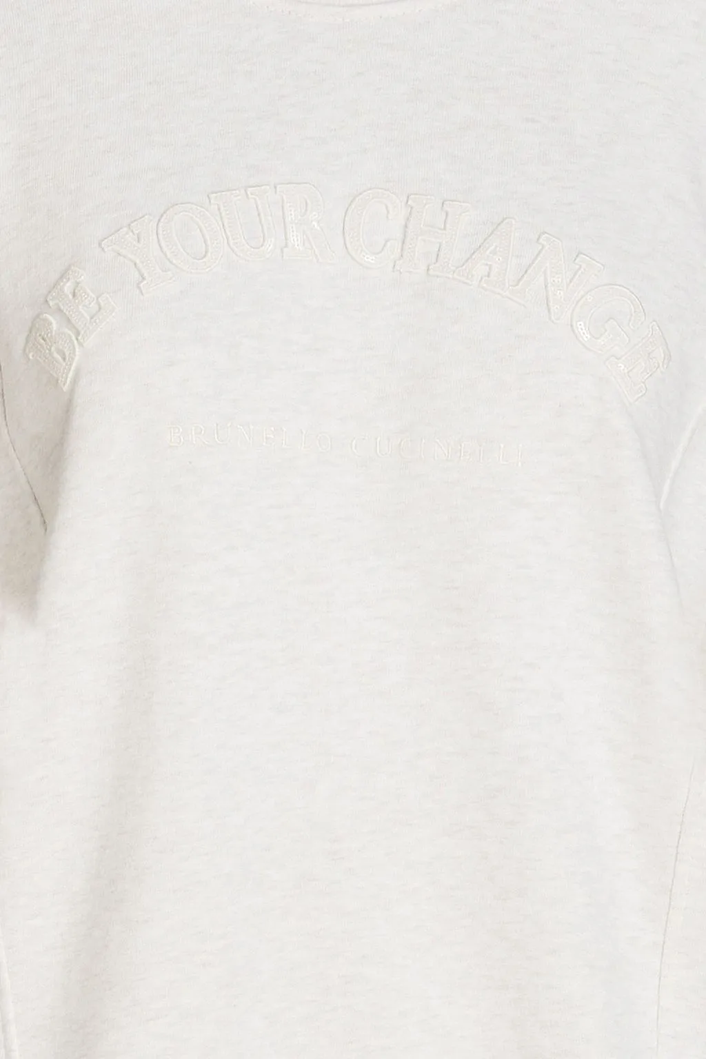 Crew Neck Rib Cotton Hoodies & Sweatshirts by Brunello Cucinelli