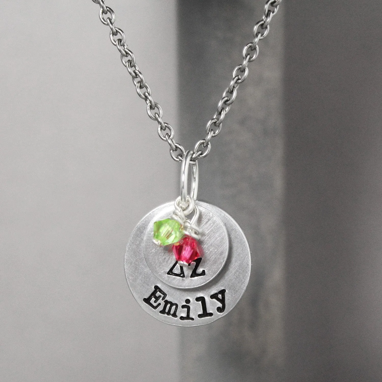 Delta Zeta Layered Necklace