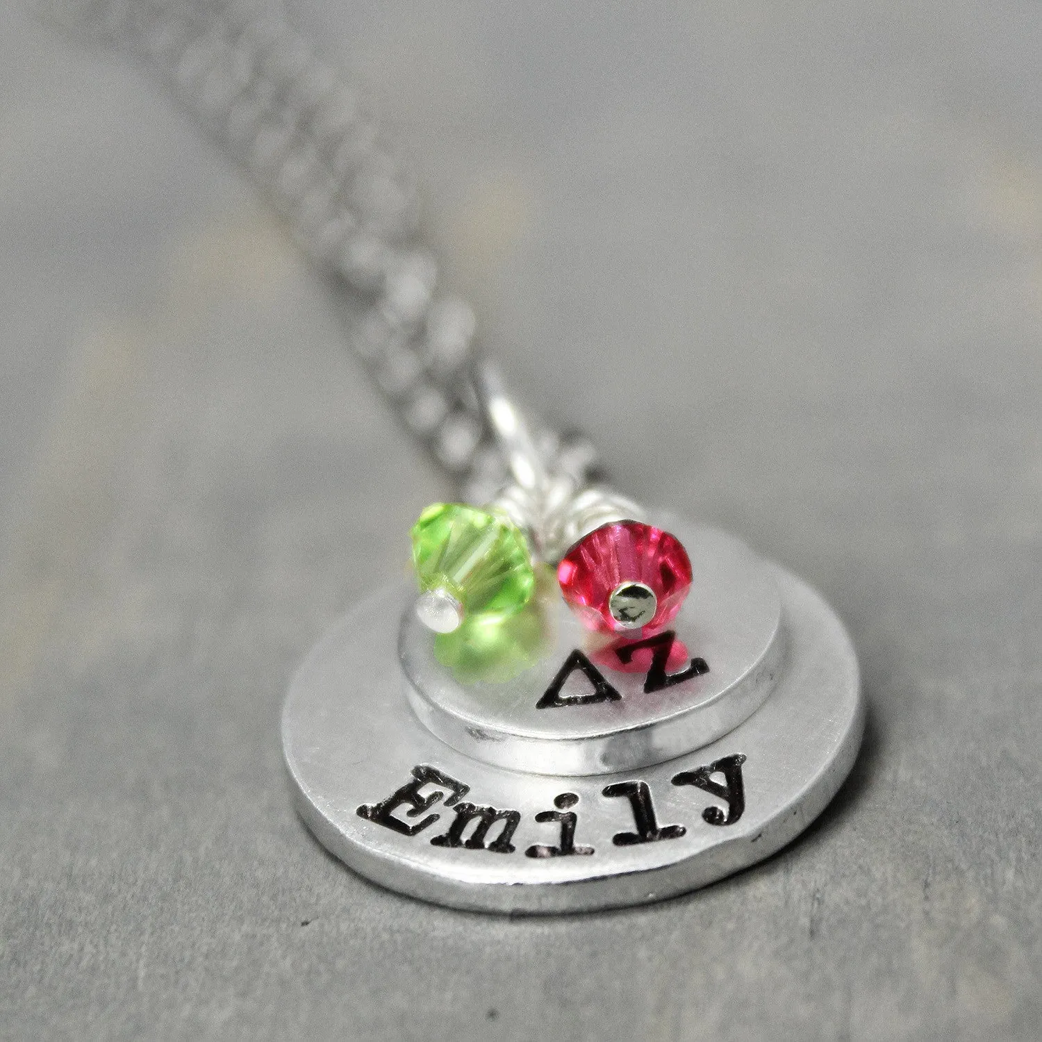 Delta Zeta Layered Necklace