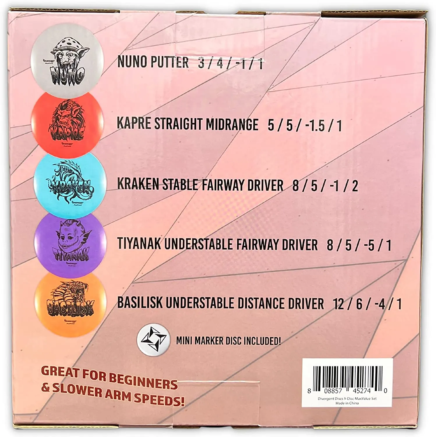 Divergent 5 Disc MaxValue Starter Set - Google SEO: Divergent 5 Disc Set