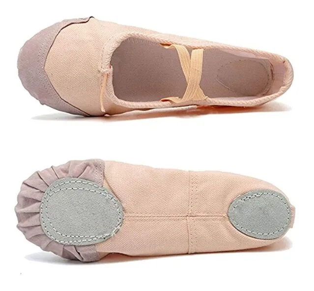 DoGeek Ballet Shoes for Women - Ballet Flats, Pumps, Slippers, Pilates Shoes, Yoga Shoes - Dance Shoe for Gymnastics and Split S