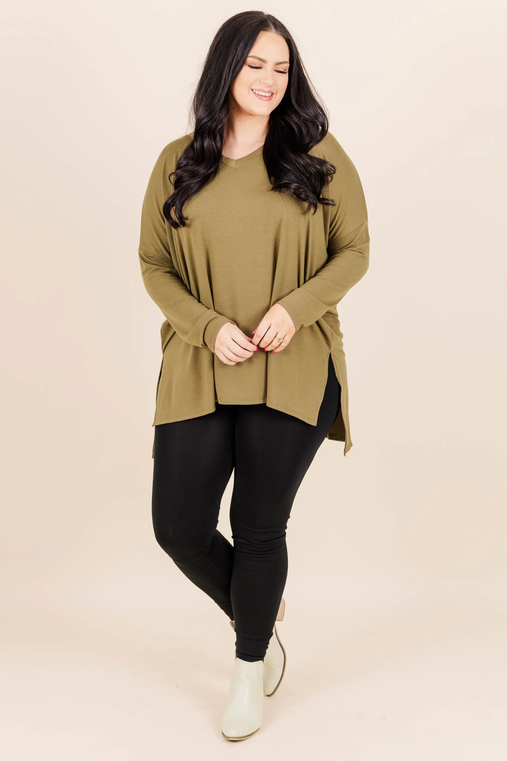 Dusty Olive Top - Shop Now