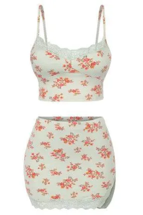 Ezma Floral Skirt Set