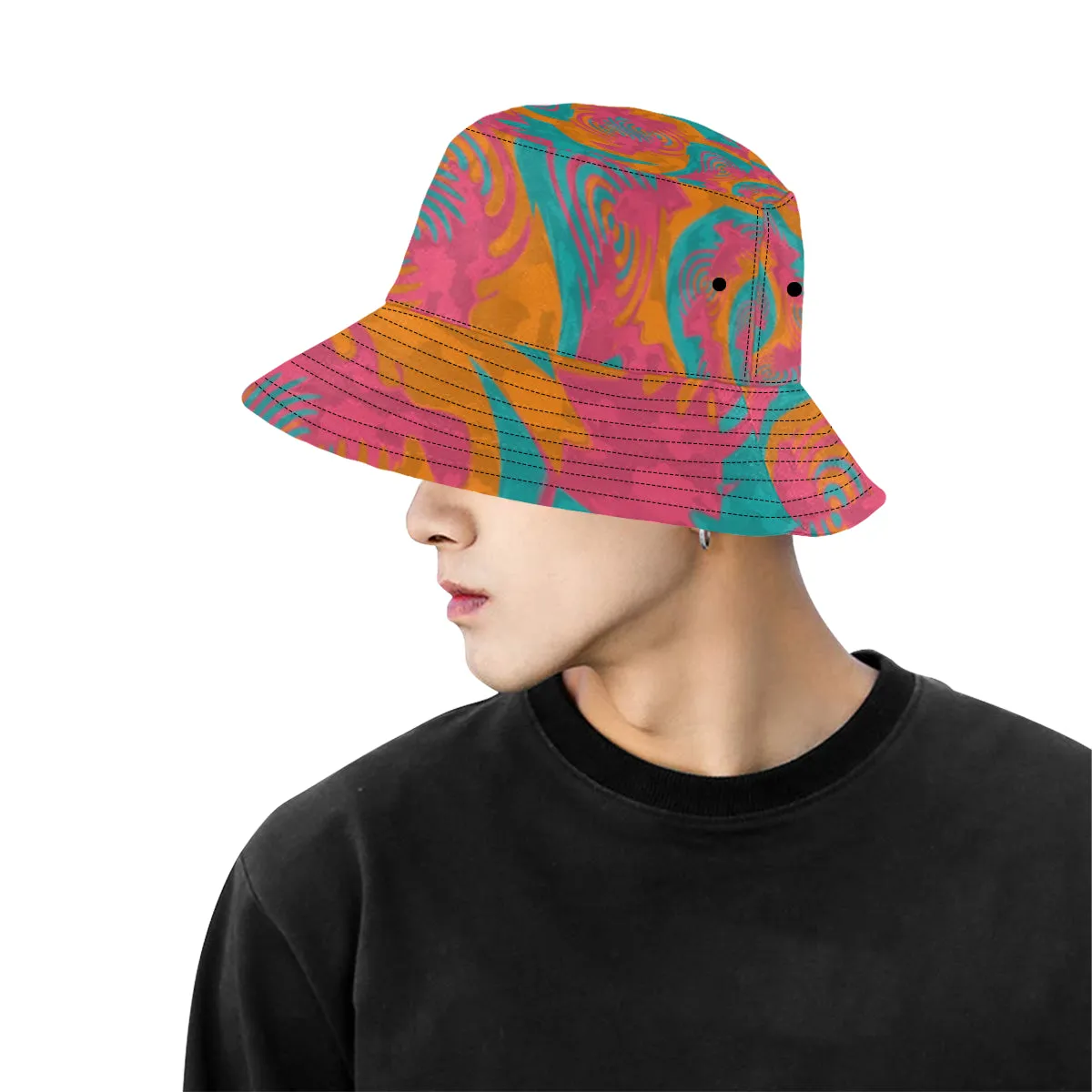 Fiesta Colors Spinzone Throwback Bucket Hat - Fiesta Colors Throwback Bucket Hat