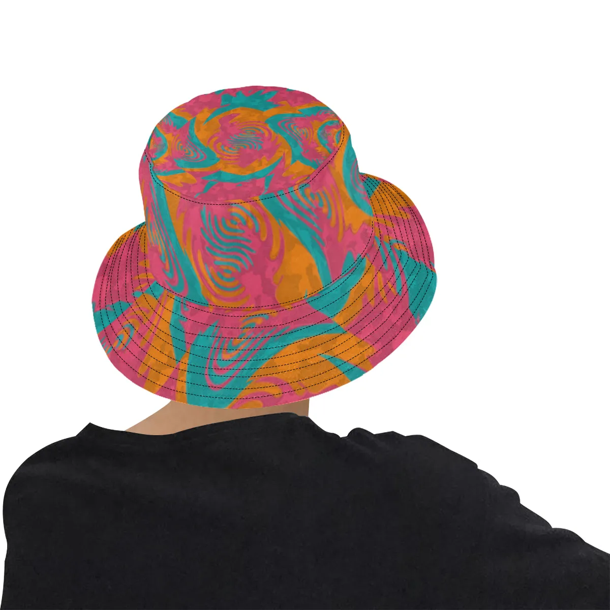 Fiesta Colors Spinzone Throwback Bucket Hat - Fiesta Colors Throwback Bucket Hat