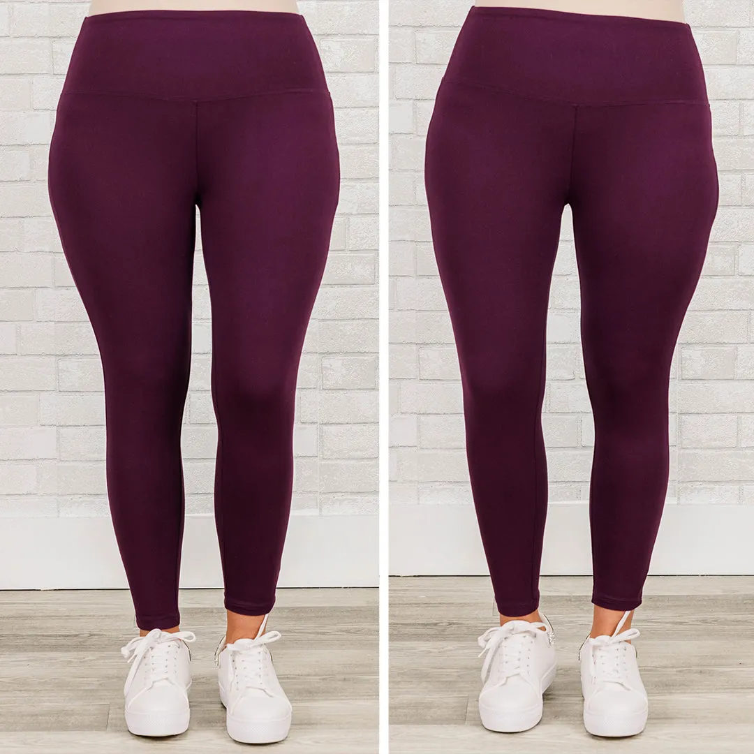 First Place Eggplant Leggings