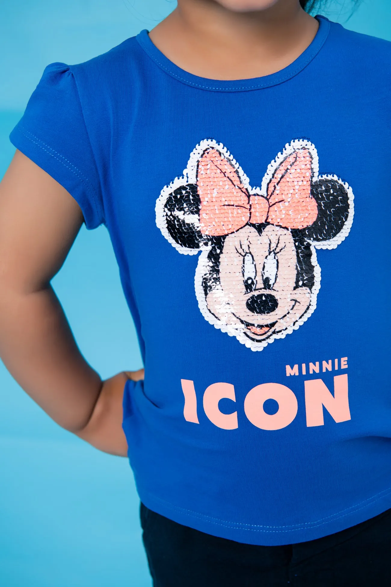 Flip Sequin Mini Mouse T-Shirt - Reversible