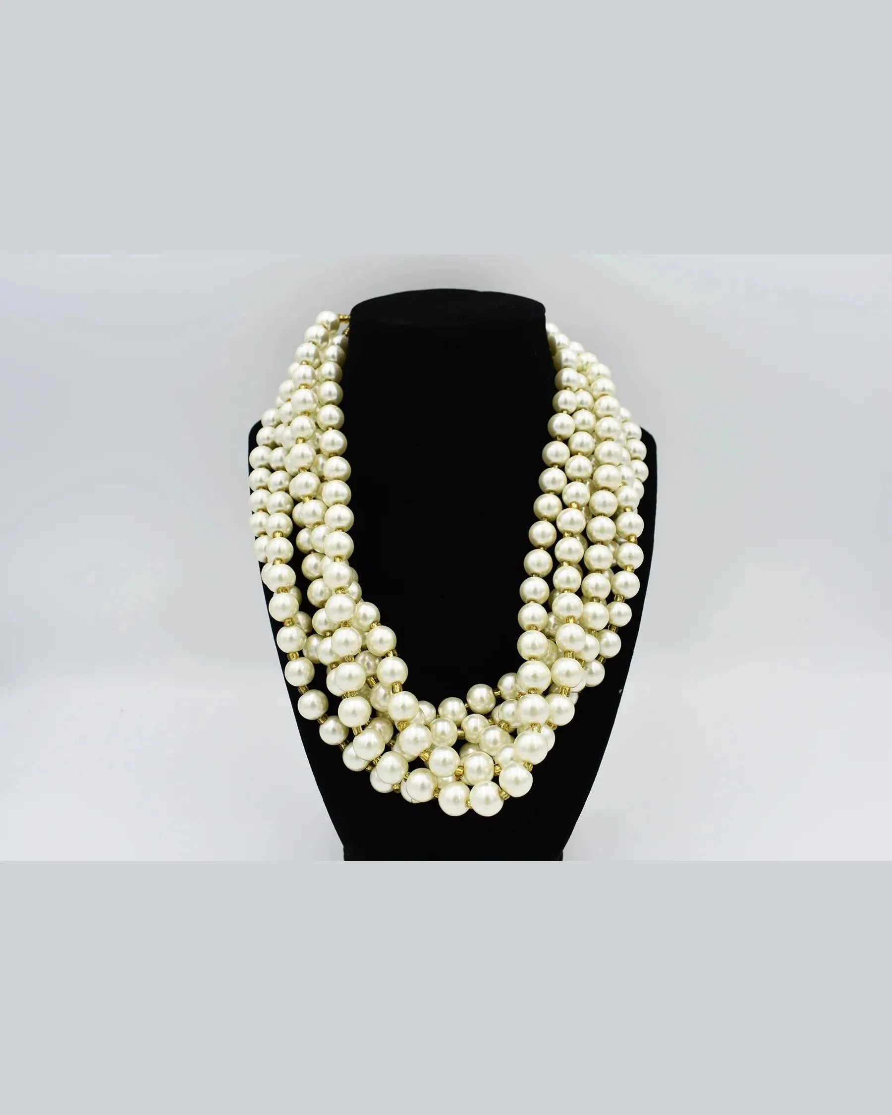 Glass Pearl Necklace