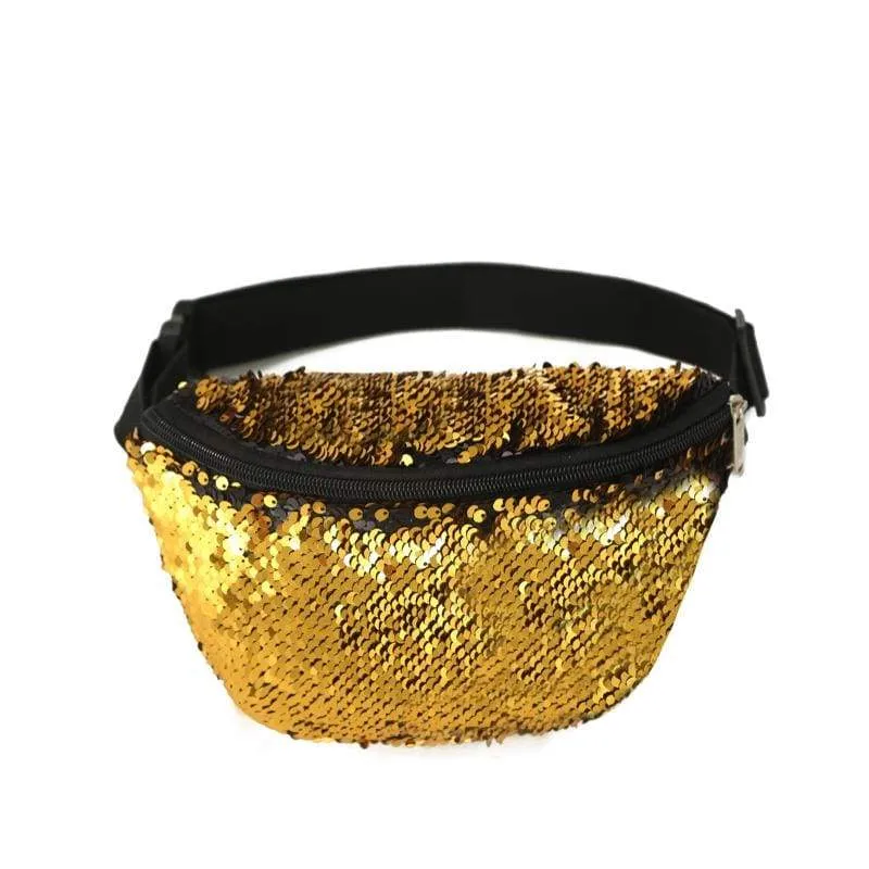 Gold Sequin Fanny Pack