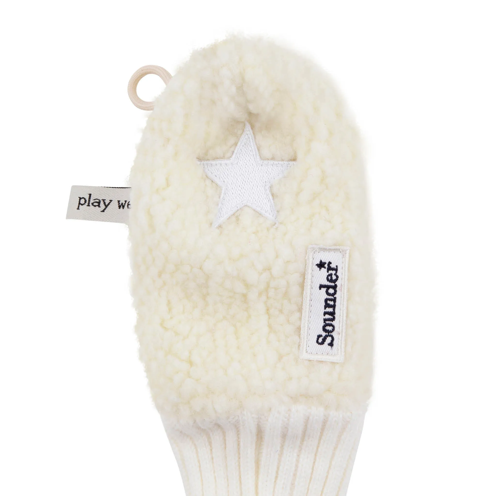 Golf Driver Headcover - Cream/Off White Star Logo