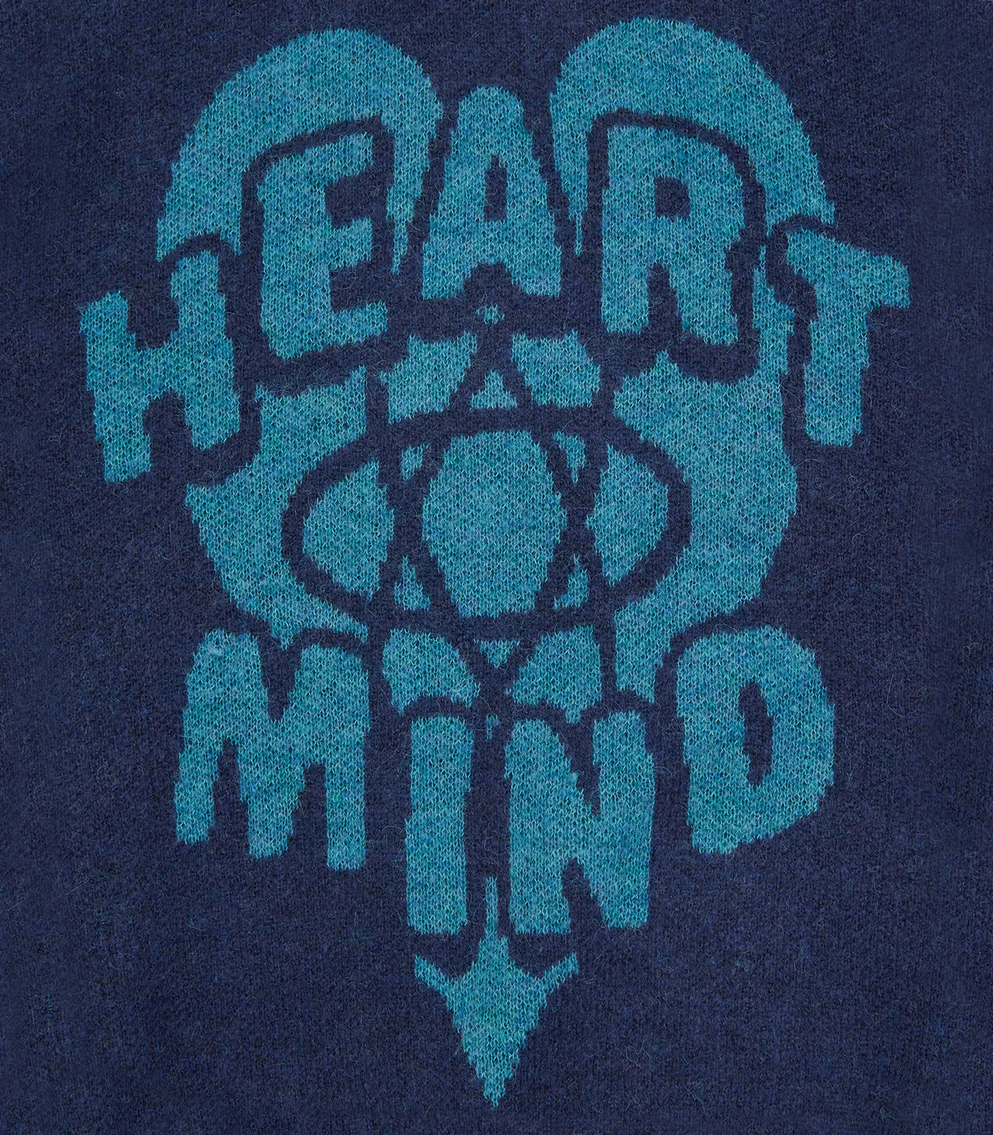 HEART & MIND Navy Knitted Turtle Neck Jumper