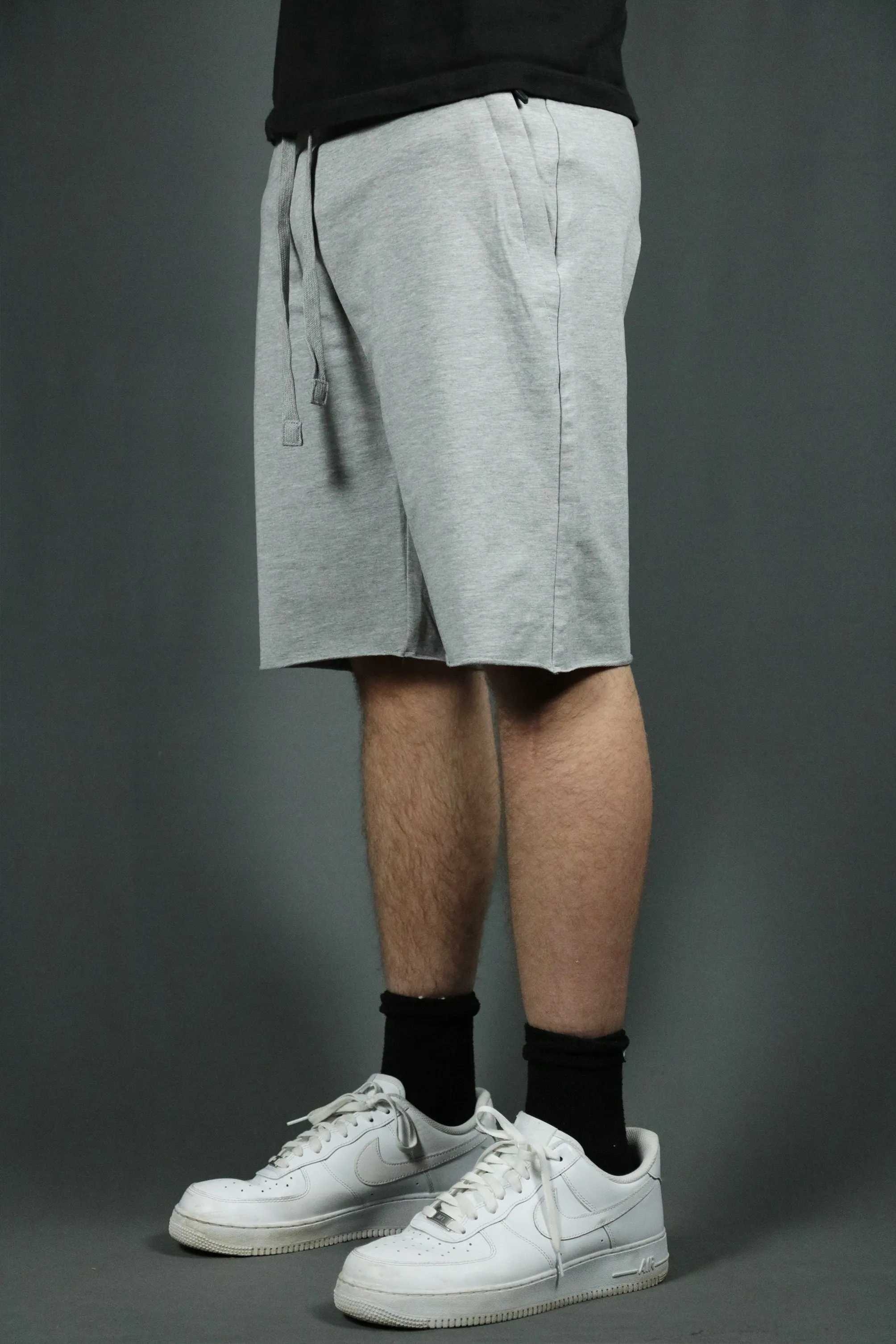 Heather Grey French Terry Shorts | Jordan Craig Gray Terry Towel Shorts