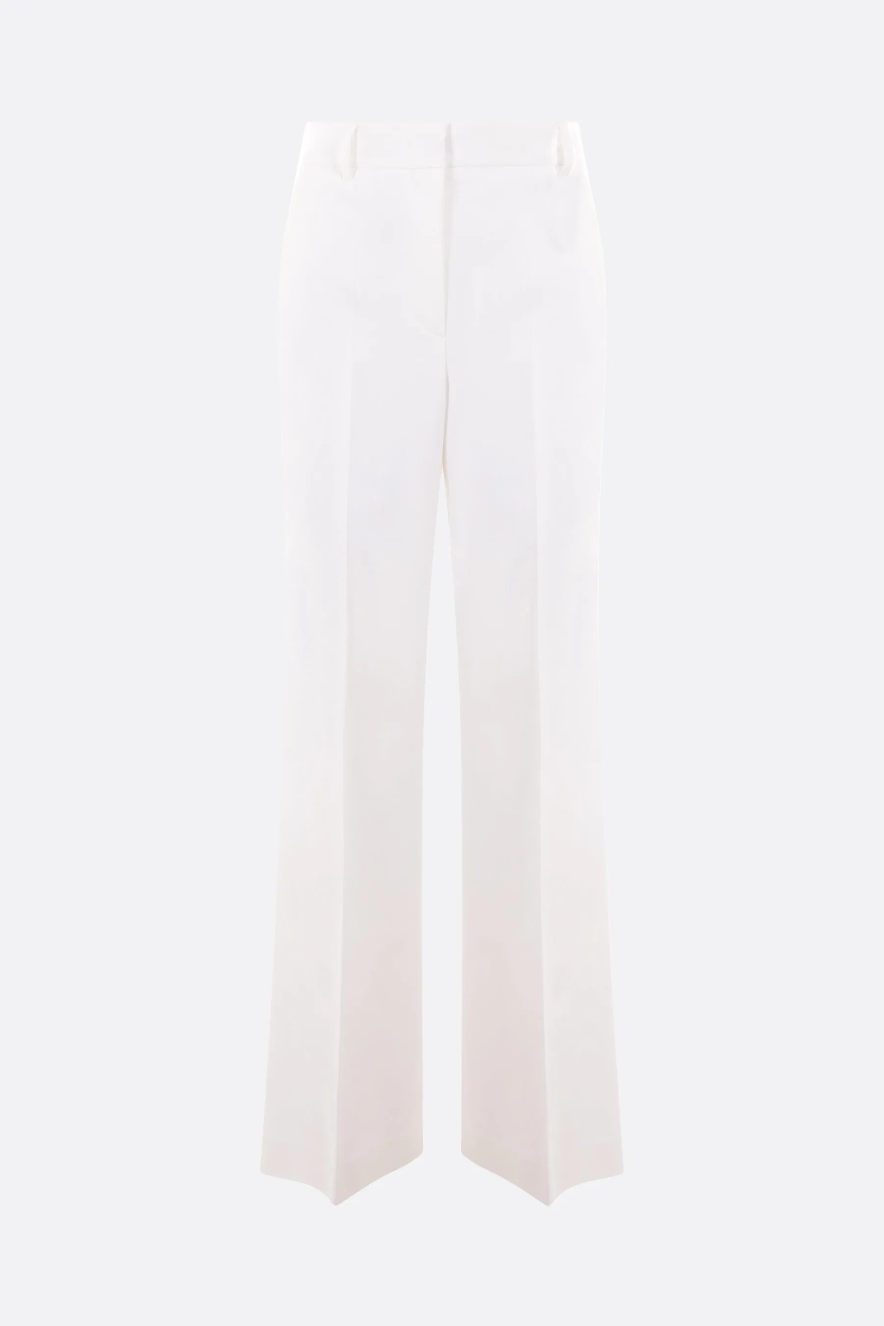 high waisted flared trousers