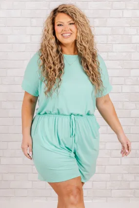 Hurry Romper, Mint - Shop Now