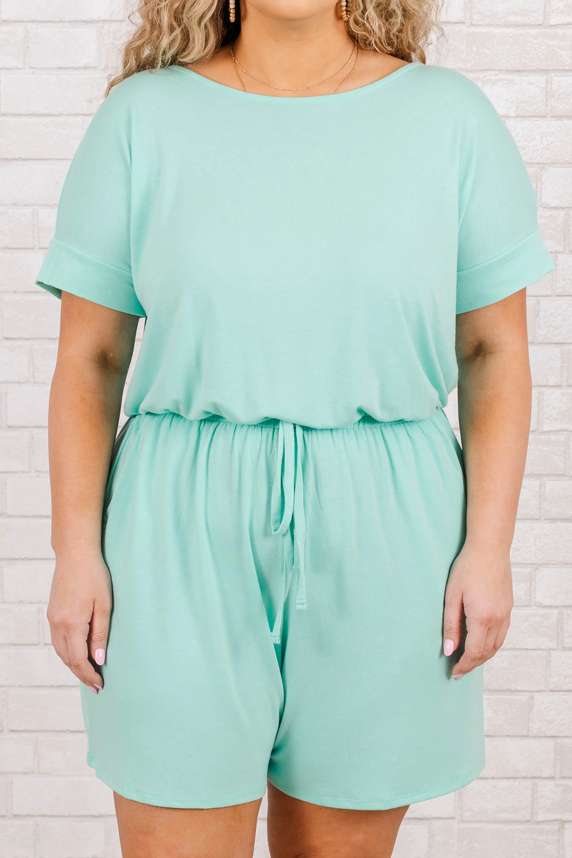 Hurry Romper, Mint - Shop Now