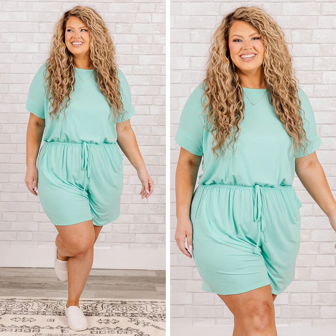 Hurry Romper, Mint - Shop Now