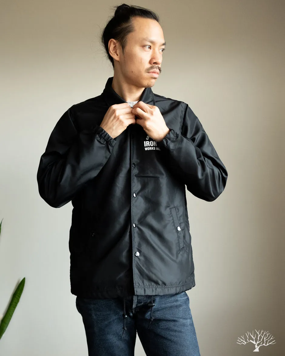 IHJ-117-BLK - 20th Anniversary Nylon Windbreaker - Black