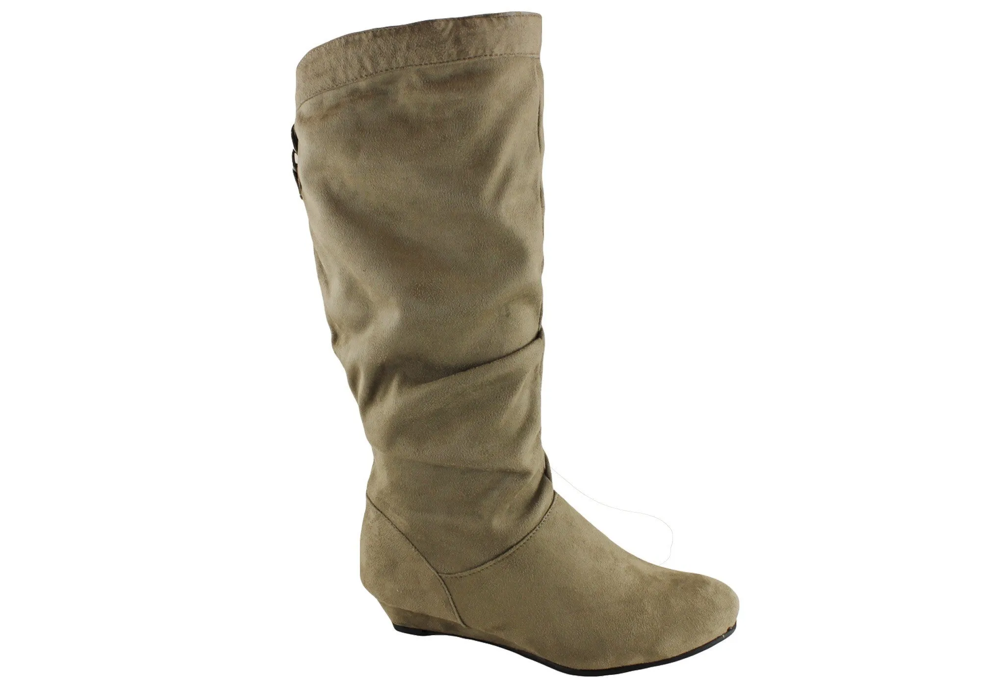 Isabella Brown Larsa Womens Mid Calf Boots