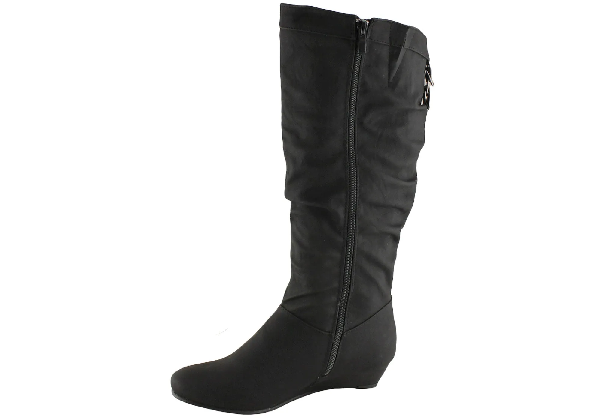 Isabella Brown Larsa Womens Mid Calf Boots