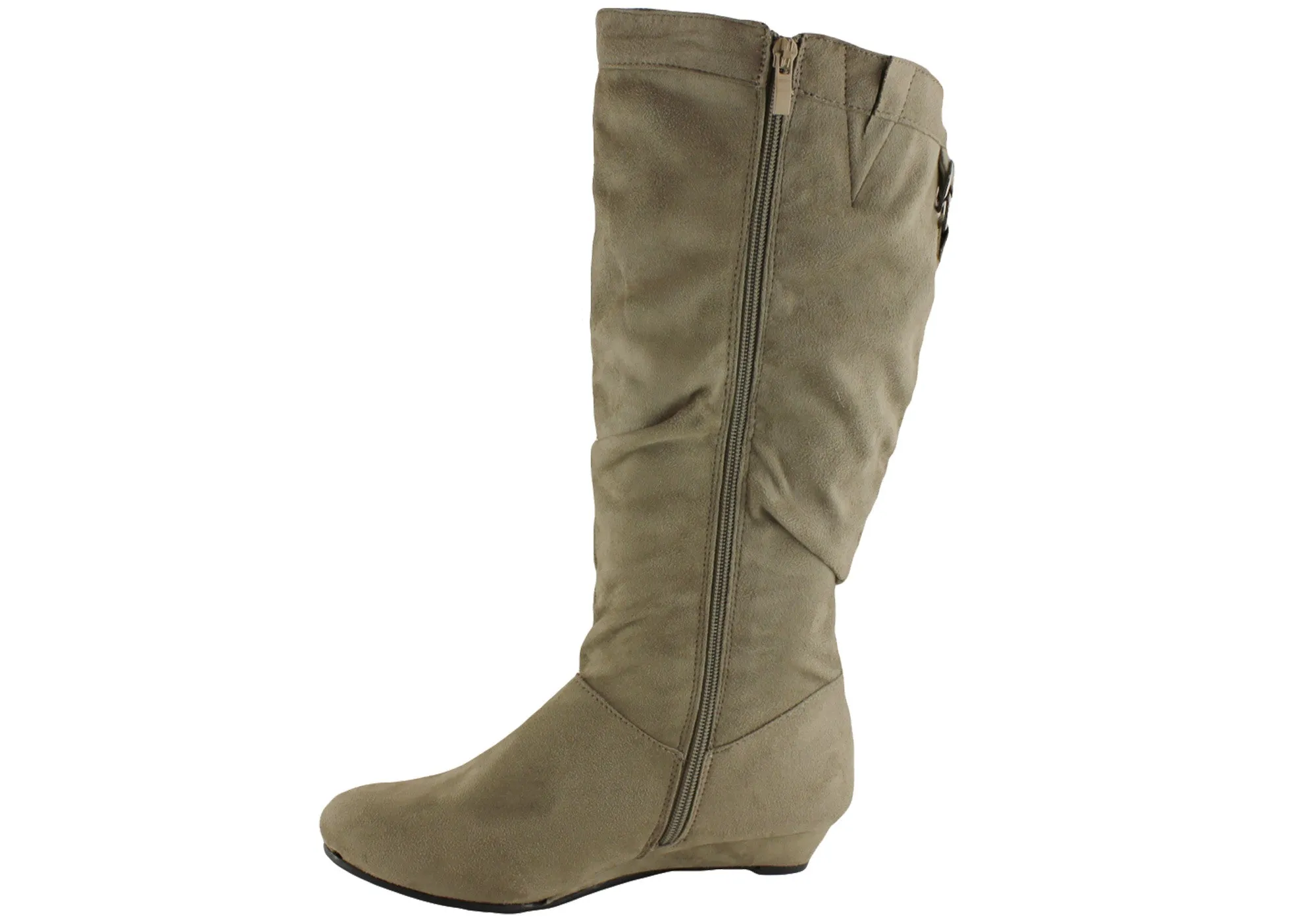 Isabella Brown Larsa Womens Mid Calf Boots