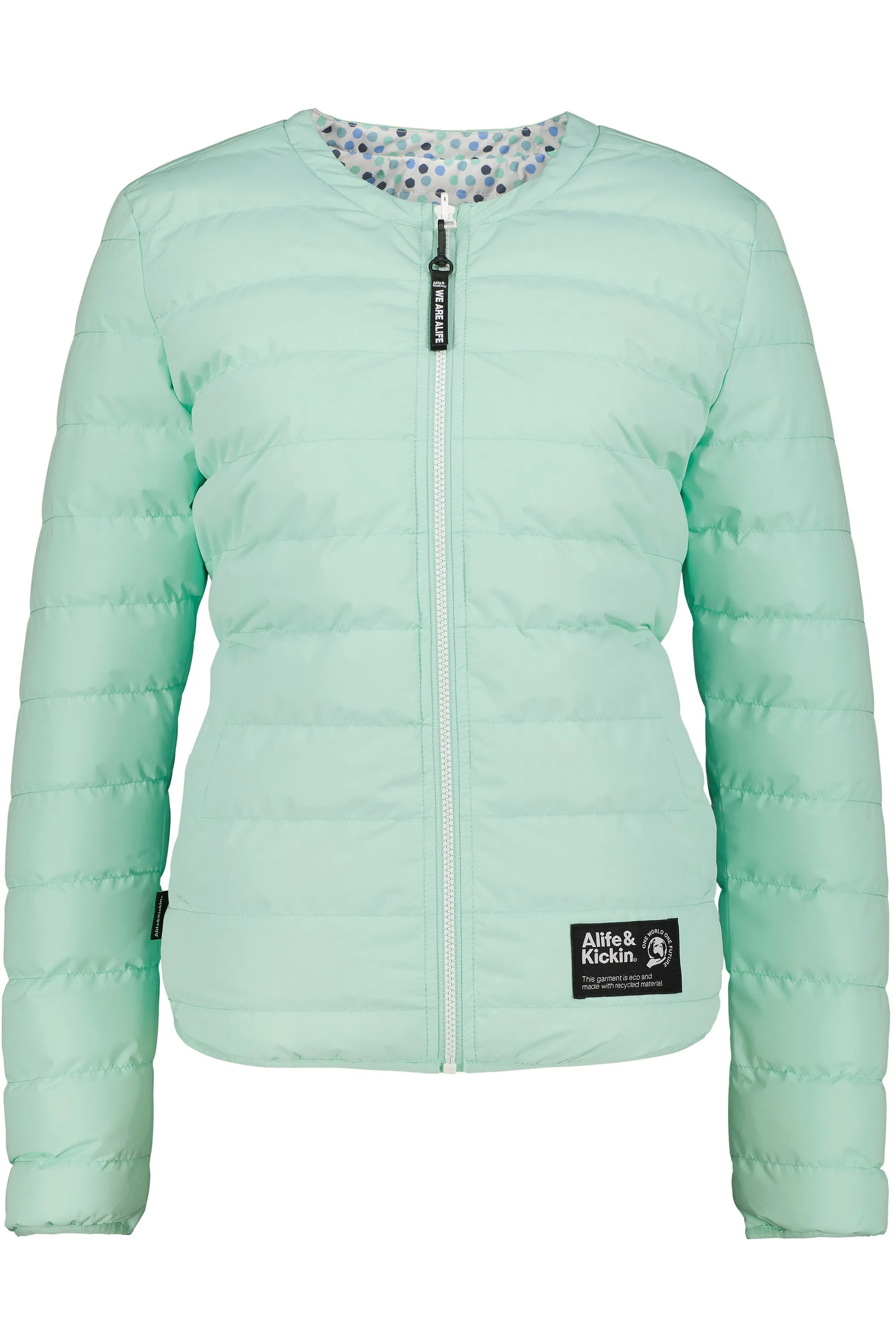 jacket ALIFE AND KICKIN Nova - Aqua - women´s