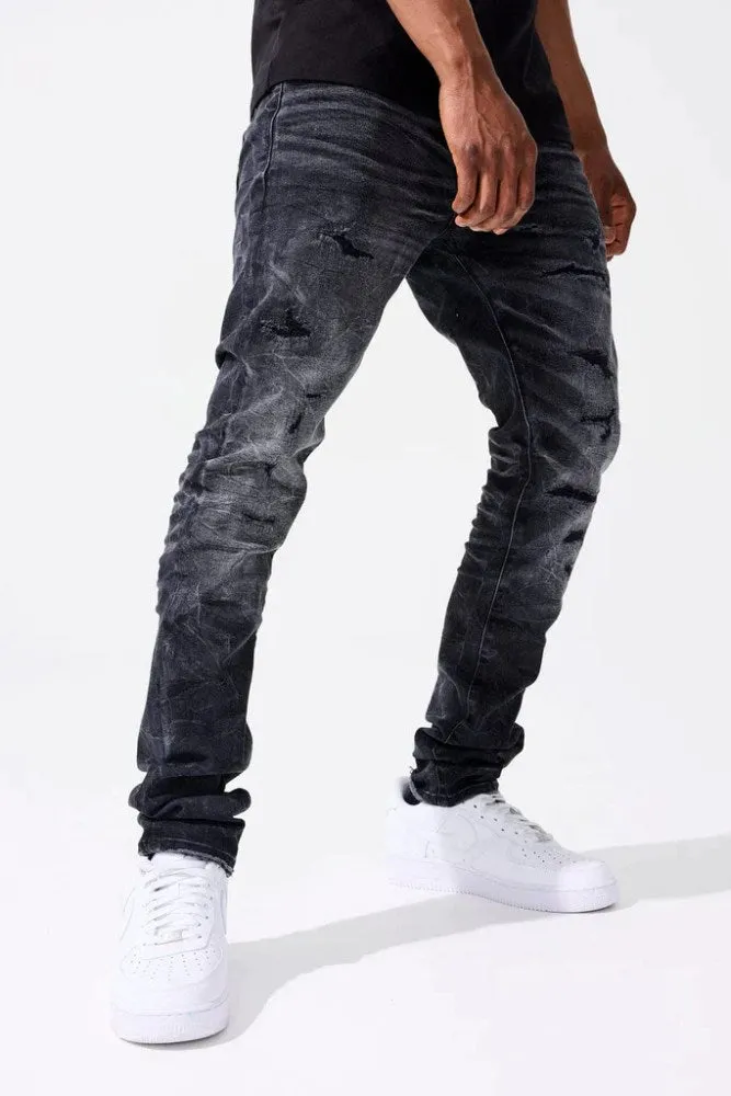 Jordan Black Shadow Rip And Repair Men's Jean Pant