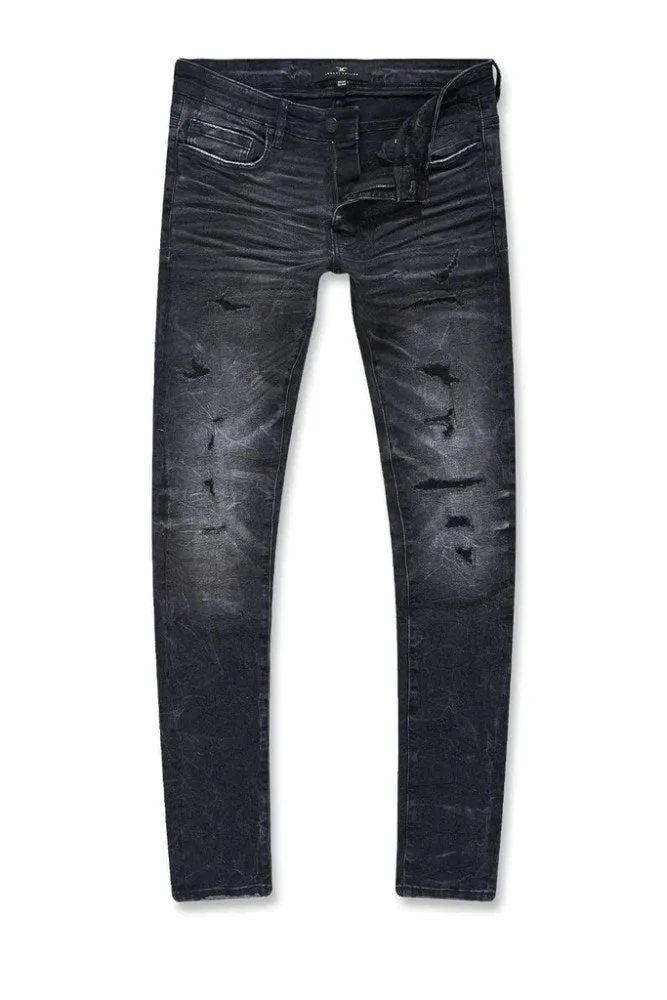 Jordan Black Shadow Rip And Repair Men's Jean Pant