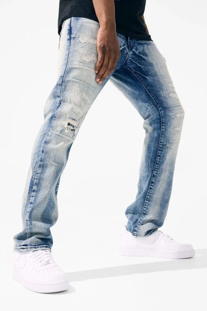 Jordan Collins Men's Blue Ripped Jeans Studio