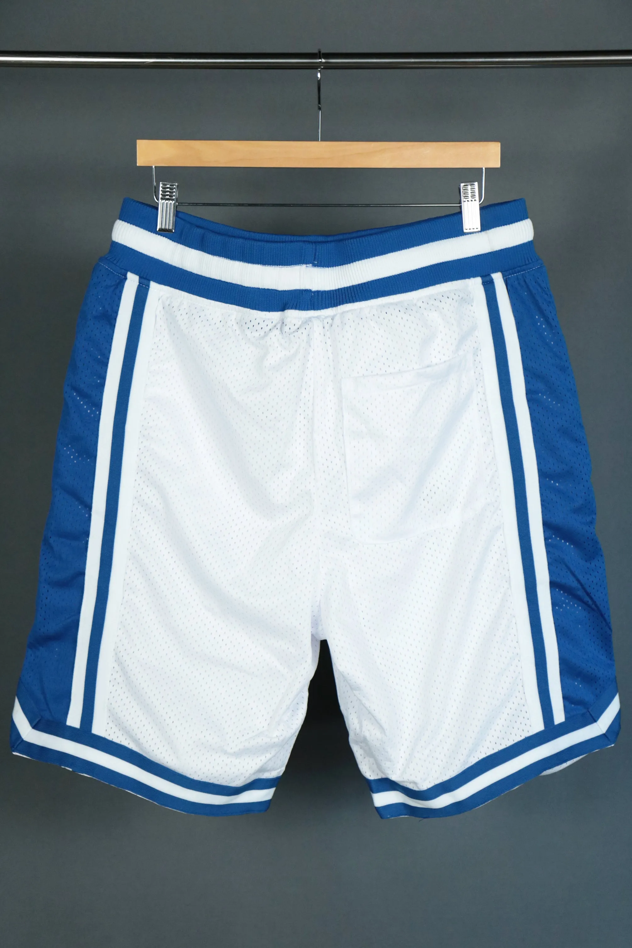 Jordan Craig 8902SA Durham Basketball Shorts White Royal