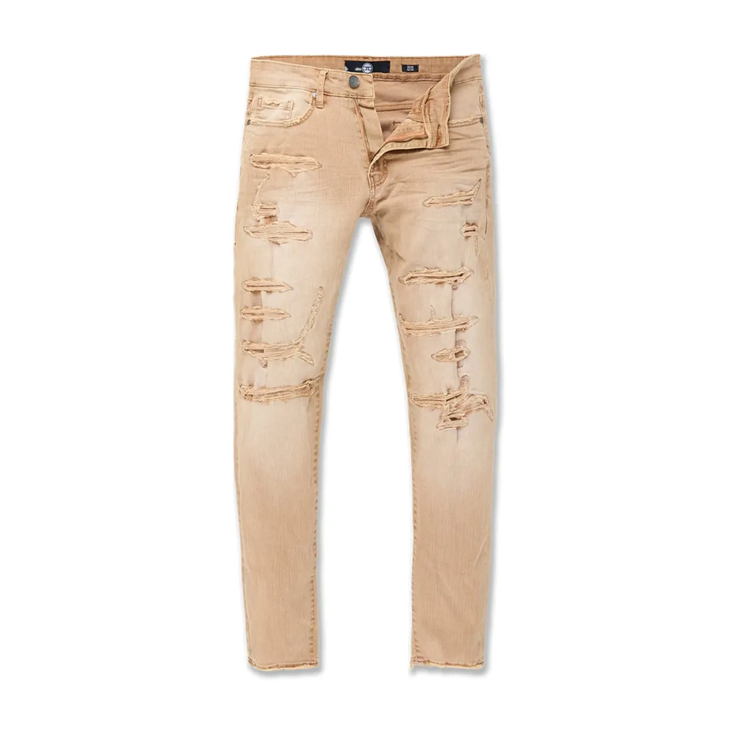 Jordan Craig Men's Sean Tribeca Twill Pants in Peach