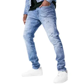 Jordan Craig Rip and Repair Men's Jeans - True Blue