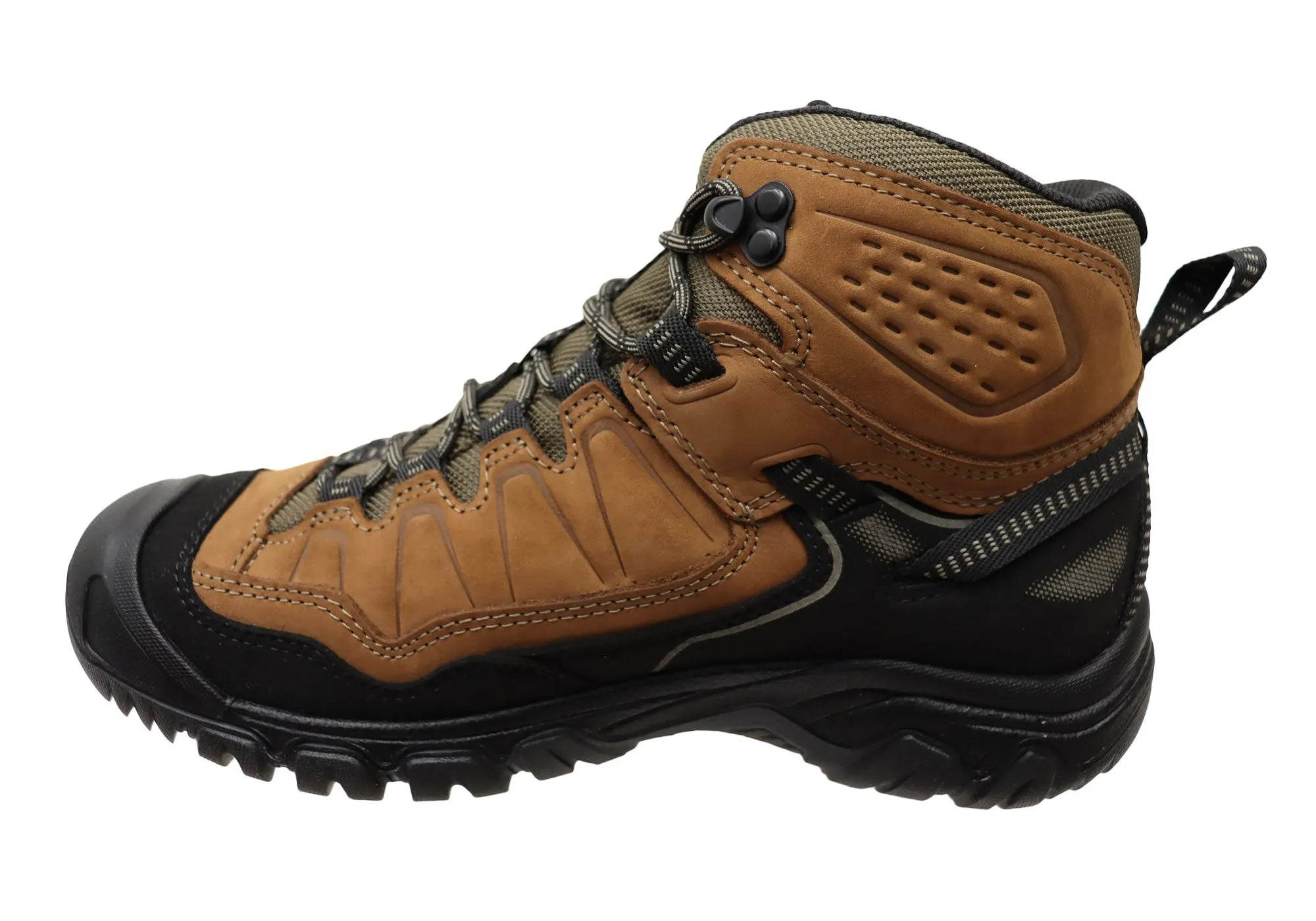 Keen Mens Comfortable Targhee IV Mid Waterproof Hiking Boots