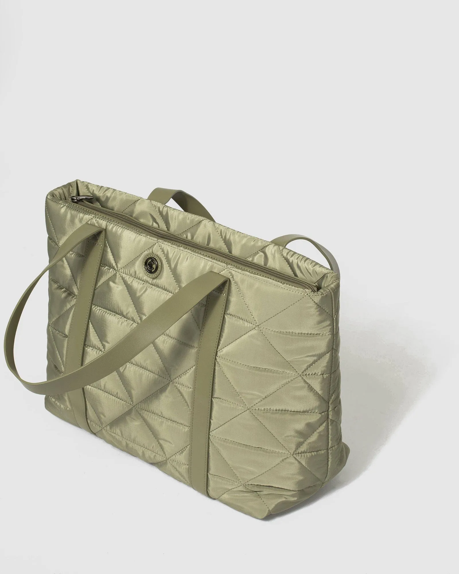 Khaki Billie Sport Tote Bag