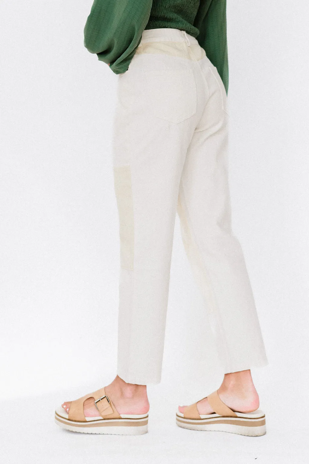 Kirsten Twill Color Block Pants