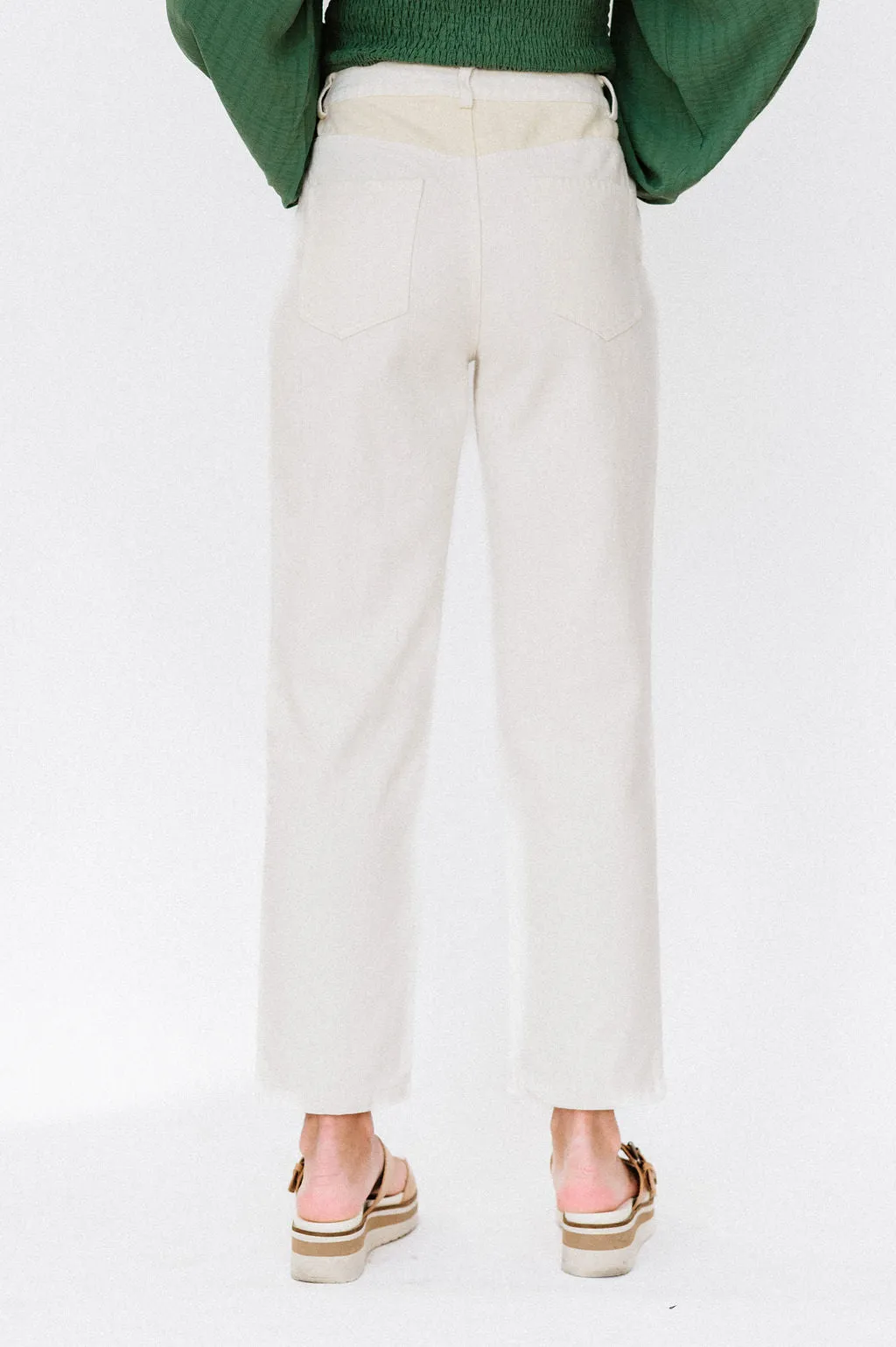 Kirsten Twill Color Block Pants